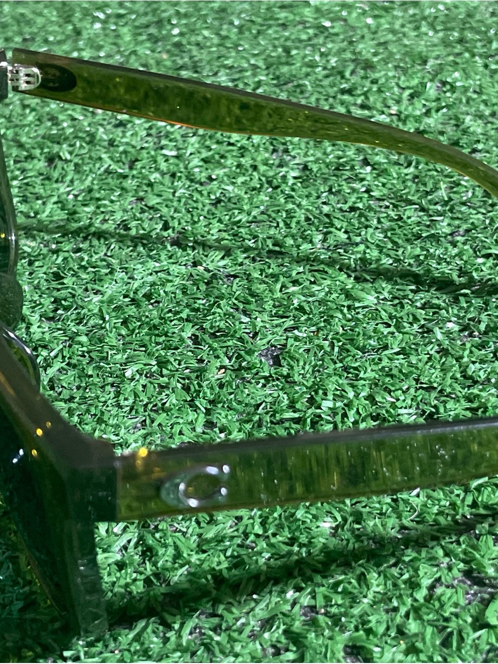 Authentic Coach Olive Green Rectangular Sunglasses - Picture 3 of 4